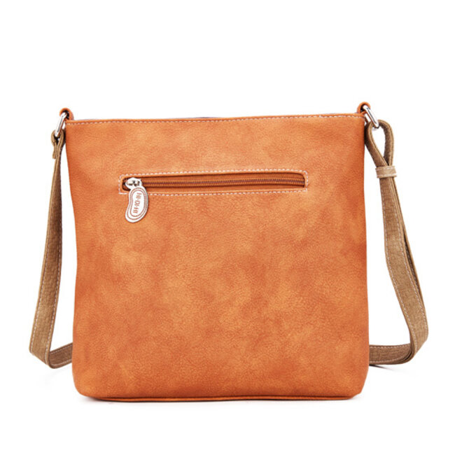 Hi-di-Hi 'Quack' Crossbody  Oranje/Paars