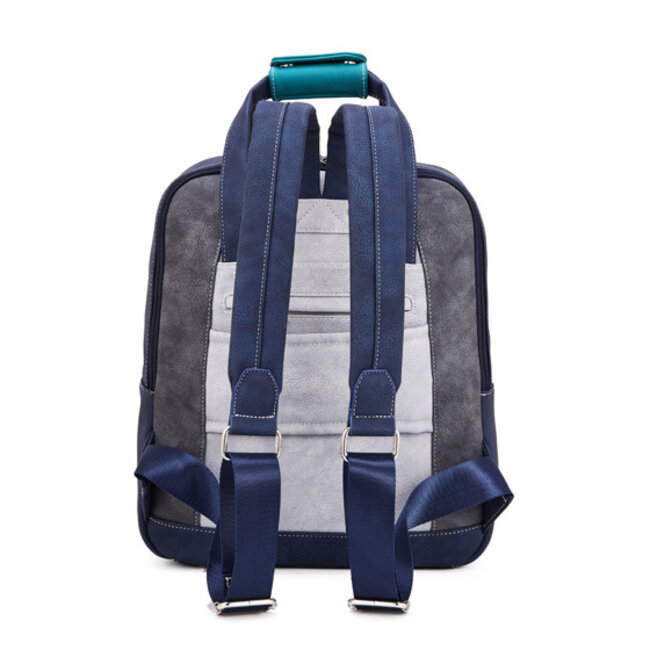 Hi-di-Hi 'Passage' Laptop Rugzak 14 inch Blauw/Zwart