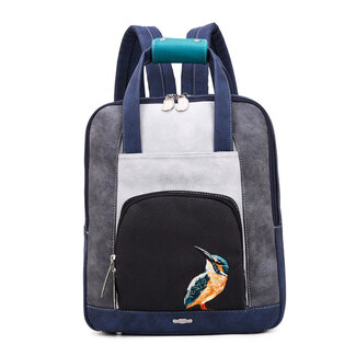 Hi-di-Hi 'Passage' Laptop Rugzak 14 inch Blauw/Zwart