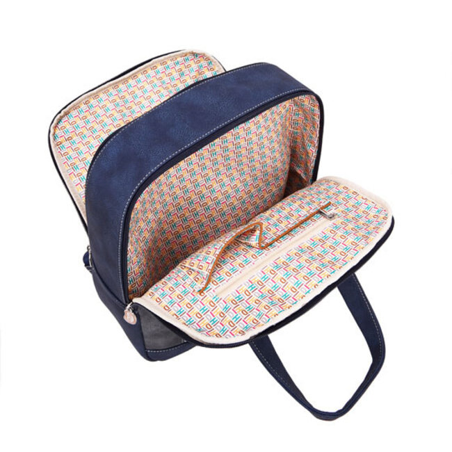 Hi-di-Hi 'Passage' Laptop Rugzak 14 inch Blauw/Zwart