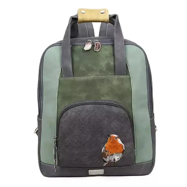 Hi-di-Hi 'Passage' Laptop Rugzak 14 inch Grijs/Groen