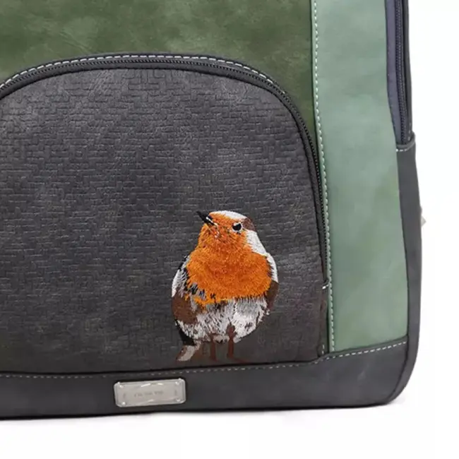 Hi-di-Hi 'Passage' Laptop Rugzak 14 inch Grijs/Groen
