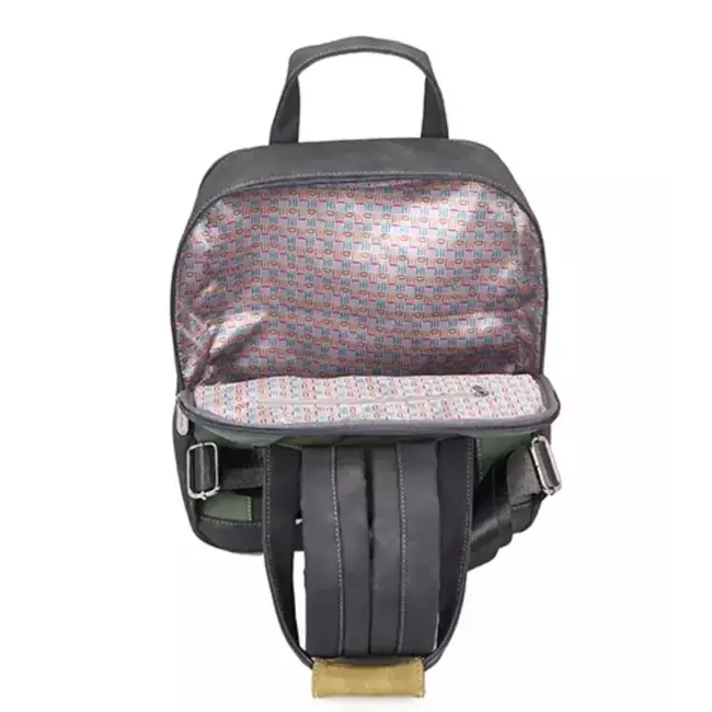 Hi-di-Hi 'Passage' Laptop Rugzak 14 inch Grijs/Groen