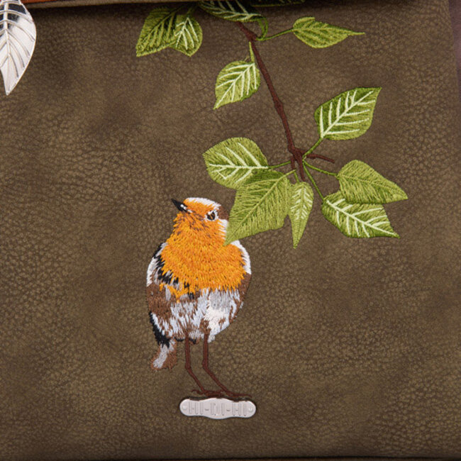 Hi-di-Hi 'Tweet'  Schoudertas/Cross-body Groen/Oranje