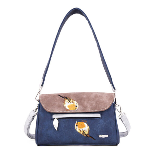 Hi-di-Hi 'Twiggle' Clutch/Crossbody Blauw/Paars
