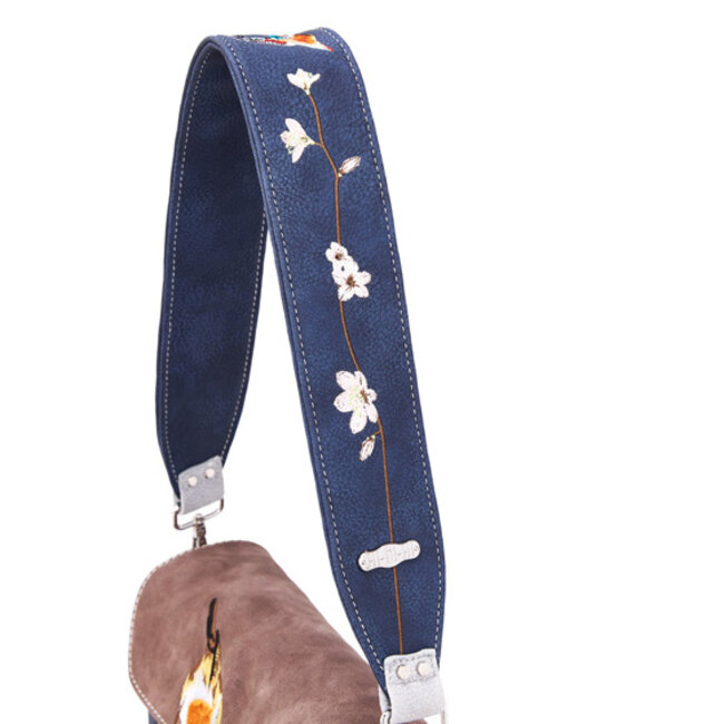 Hi-di-Hi 'Twiggle' Clutch/Crossbody Blauw/Paars