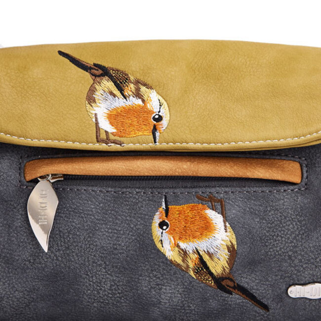 Hi-di-Hi 'Twiggle' Clutch/Crossbody Groen/Grijs