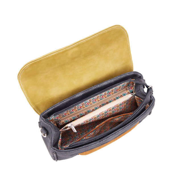 Hi-di-Hi 'Twiggle' Clutch/Crossbody Groen/Grijs
