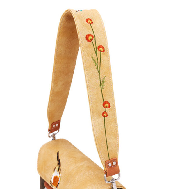 Hi-di-Hi 'Twiggle' Clutch/Crossbody Groen/Beige/Grijs