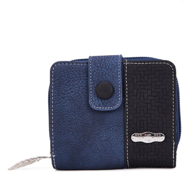 Hi-di-Hi 'Little Magpie' Portemonnee met Boomklever - Blauw