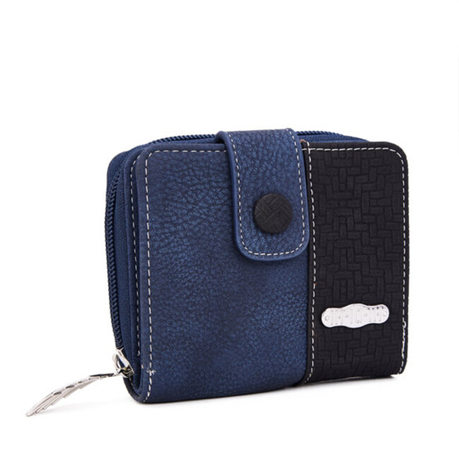 Hi-di-Hi 'Little Magpie' Portemonnee met Boomklever - Blauw