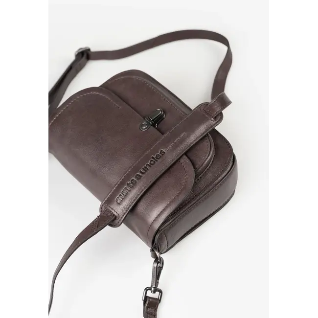 Aunts & Uncles Crossbody 'Mrs. Waffle' Coffee Bean