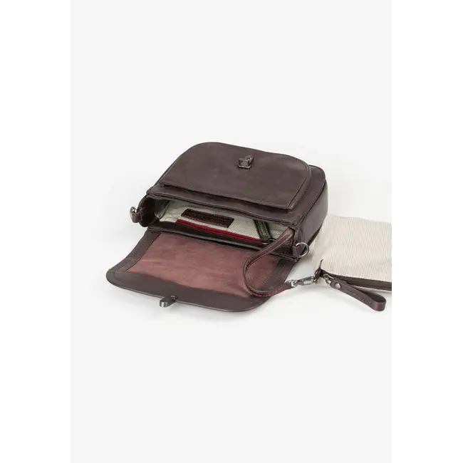 Aunts & Uncles Crossbody 'Mrs. Waffle' Coffee Bean