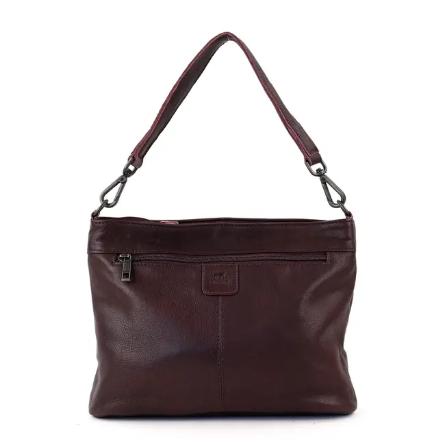 Bear Design Hand/Schoudertas 'Angelica'  Bordeaux