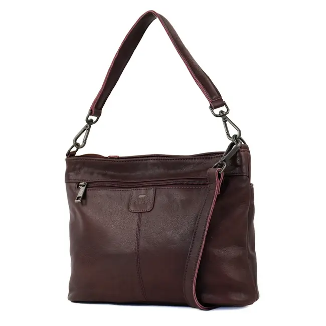 Bear Design Hand/Schoudertas 'Angelica'  Bordeaux