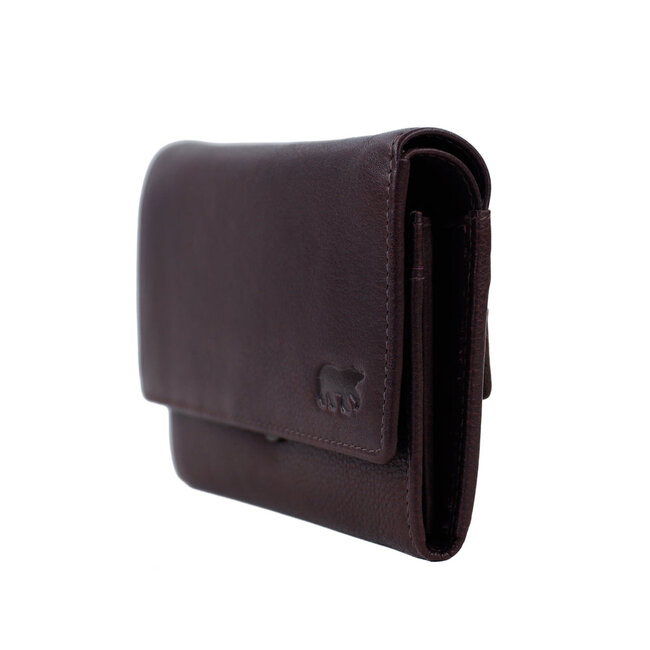 Bear Design Overslag portemonnee 'Sweety' Bordeaux