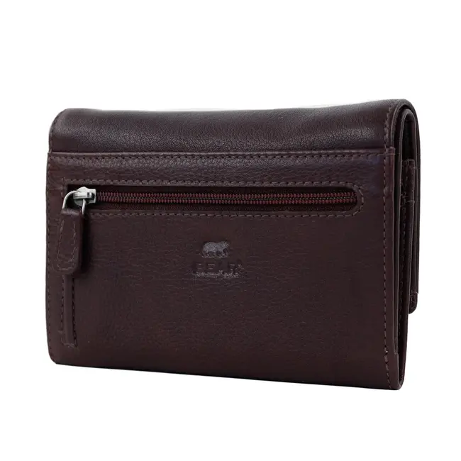 Bear Design Overslag portemonnee 'Sweety' Bordeaux