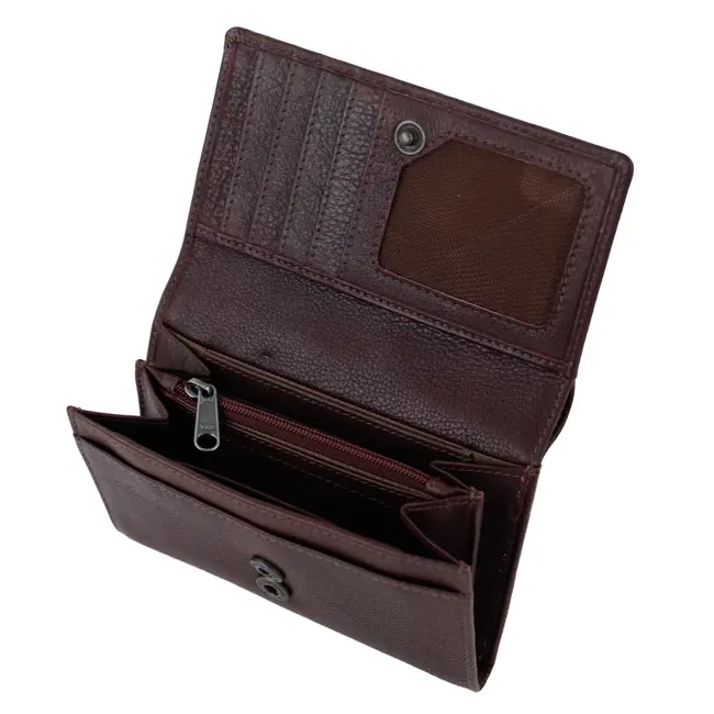 Bear Design Overslag portemonnee 'Sweety' Bordeaux