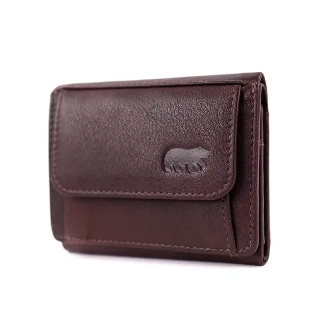 Bear Design Portemonneetje 'Nana' Bordeaux