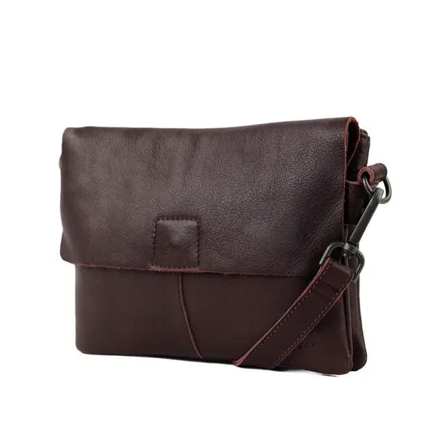 Bear Design Schoudertas met klep 'Billy' Bordeaux