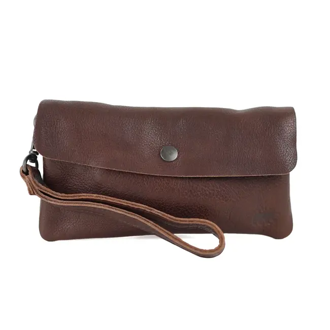 Bear Design Clutch/Mini schoudertasje 'Lydia' Bruin