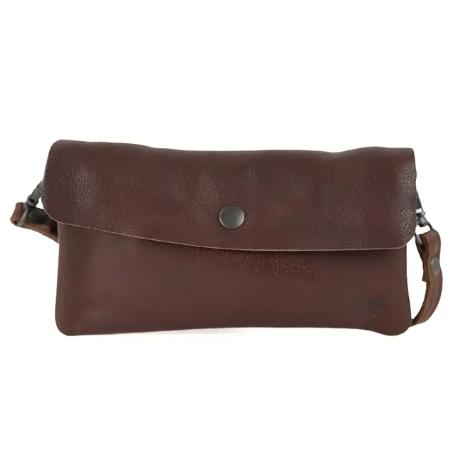 Bear Design Clutch/Mini schoudertasje 'Lydia' Bruin