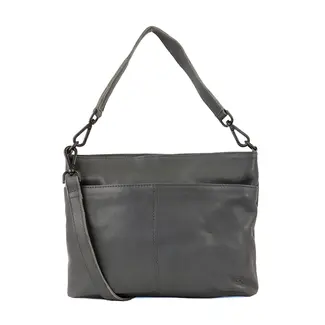 Bear Design Hand/Schoudertas 'Angelica'  Charcoal
