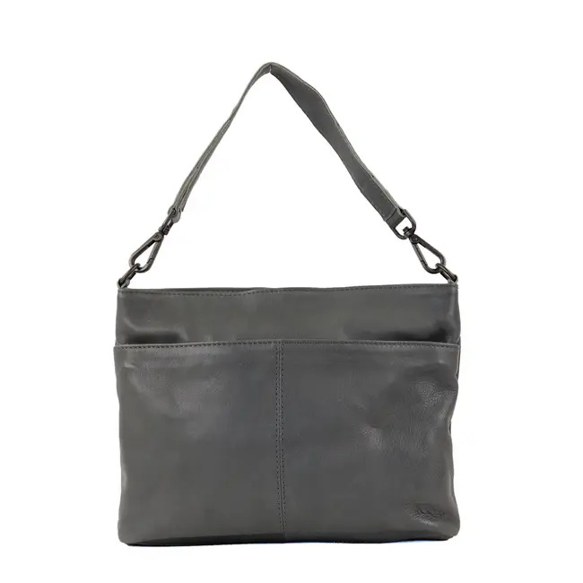 Bear Design Hand/Schoudertas 'Angelica'  Charcoal