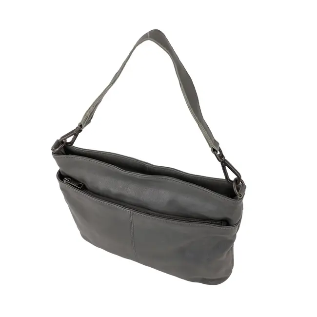 Bear Design Hand/Schoudertas 'Angelica'  Charcoal