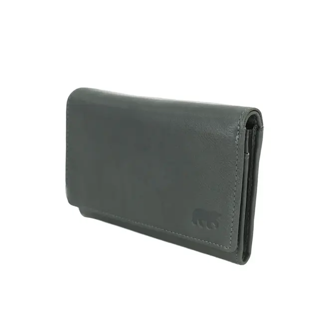 Bear Design Overslag portemonnee 'Sweety' Charcoal