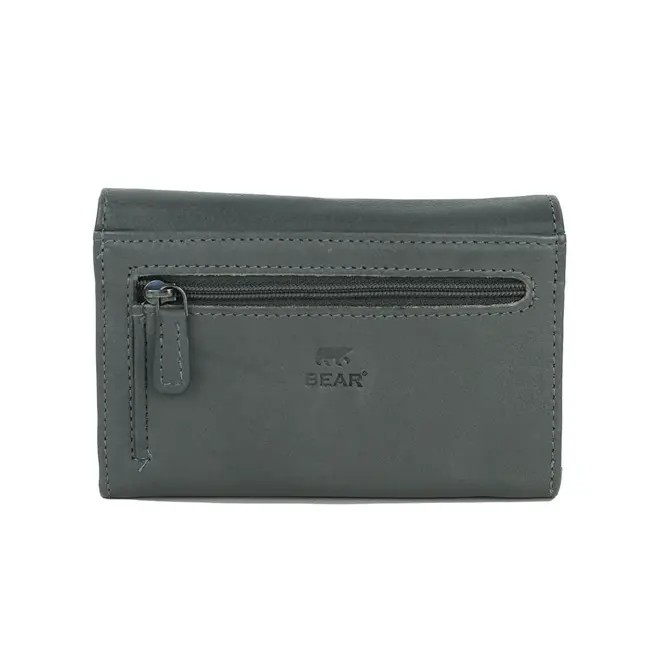 Bear Design Overslag portemonnee 'Sweety' Charcoal
