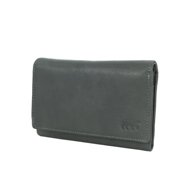 Bear Design Overslag portemonnee 'Sweety' Charcoal