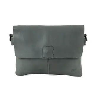 Bear Design Schoudertas met klep 'Billy' Charcoal