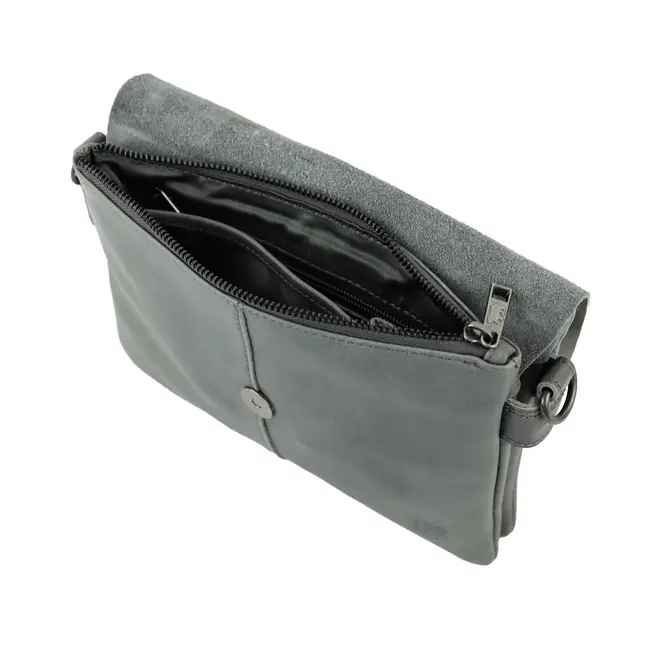 Bear Design Schoudertas met klep 'Billy' Charcoal