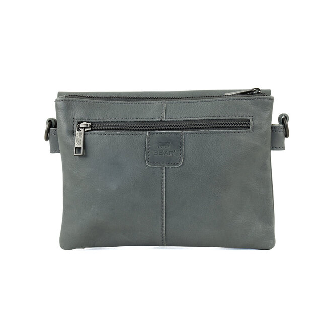 Bear Design Schoudertas met klep 'Billy' Charcoal