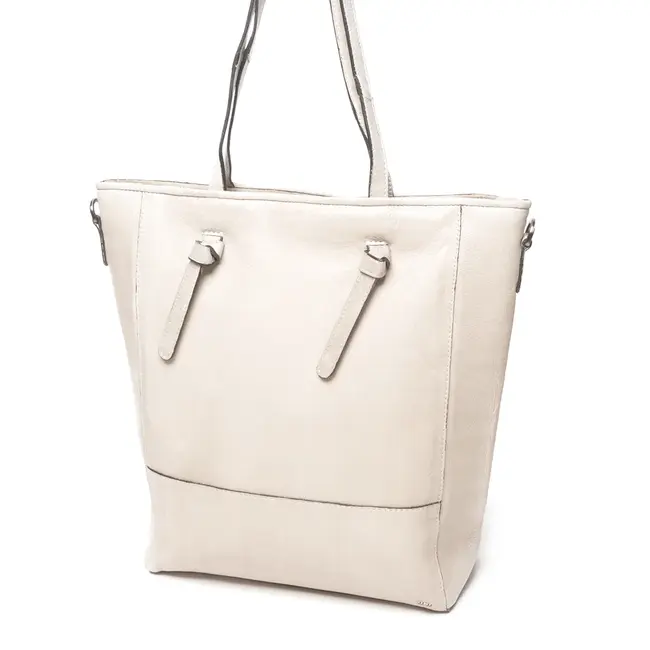 Berba bags & wallets Leren Shopper Chalk - Lucca Collectie