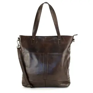 Bear Design Hand/Schoudertas 'Claire' met 15.6” Laptopvak Bruin