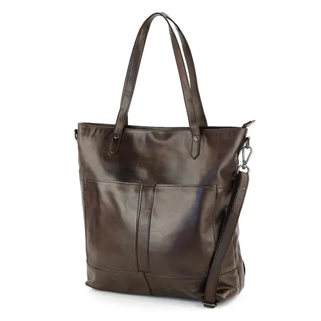 Bear Design Hand/Schoudertas 'Claire' met 15.6” Laptopvak Bruin