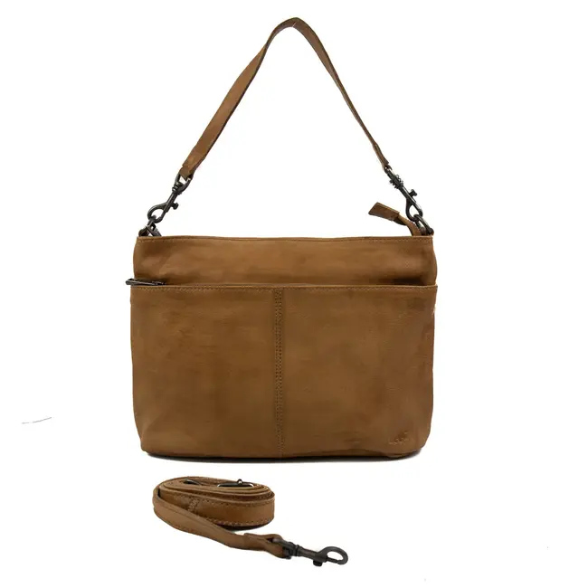 Bear Design Hand/Schoudertas 'Angelica'  Taupe
