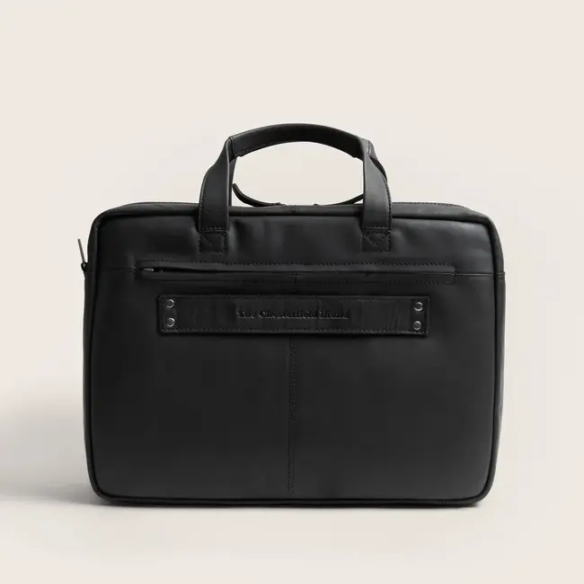 The Chesterfield Brand Laptoptas 'Ryan' 17 inch Zwart