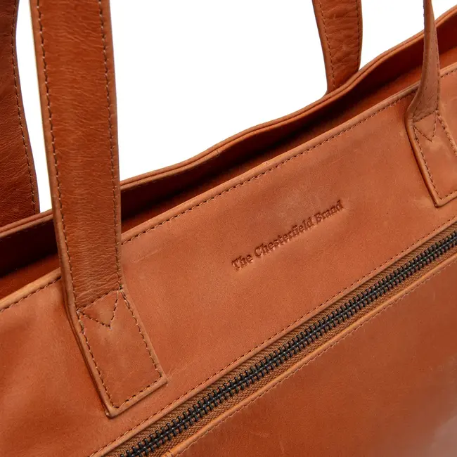 The Chesterfield Brand Laptoptas 'Osira' 14 inch Cognac