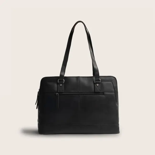The Chesterfield Brand Laptoptas 'Elvar' 14 inch Zwart