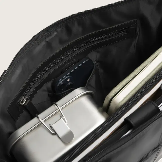 The Chesterfield Brand Laptoptas 'Elvar' 14 inch Zwart