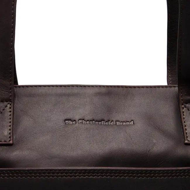 The Chesterfield Brand Shopper 'Mosel' Leren Shopper 14 inch Bruin