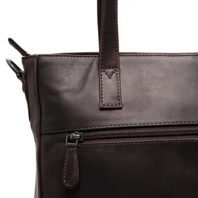 The Chesterfield Brand Shopper 'Mosel' Leren Shopper 14 inch Bruin