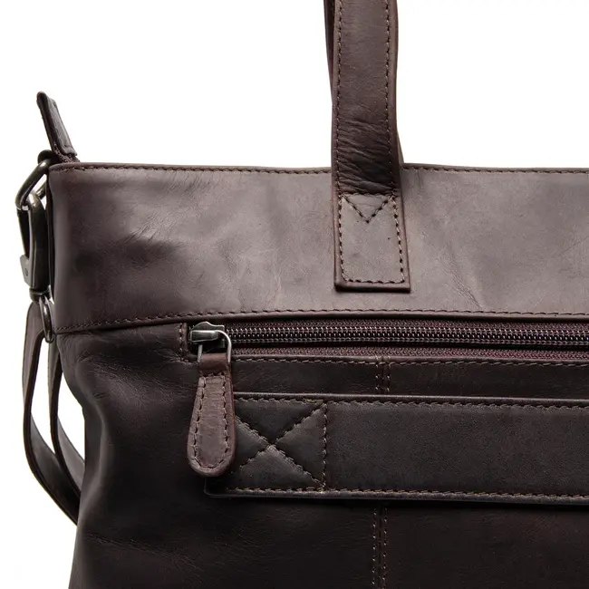 The Chesterfield Brand Laptoptas 'Osira' 14 inch Bruin