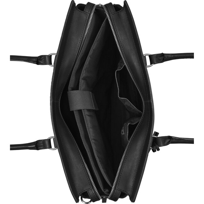 Burkely  'Cool Colbie' Workbag 15,6  inch Zwart