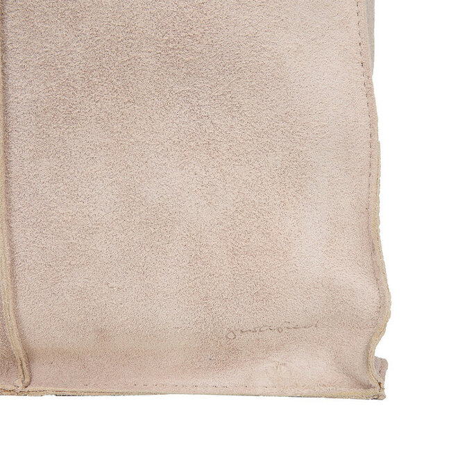 Justified  'Nyra' Suède Beige - Shopper & Laptop Bag - 14 inch