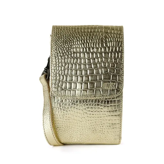Bear Design Schoudertasje 'Robbie' 2.0 Champagne Croco