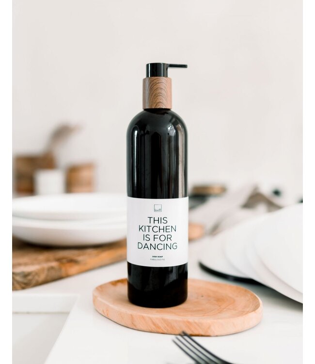 MILA  & ME DISH SOAP THIS KITCHEN IS FOR DANCING FAB FIG 500ML